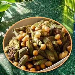 Bhindi Chana