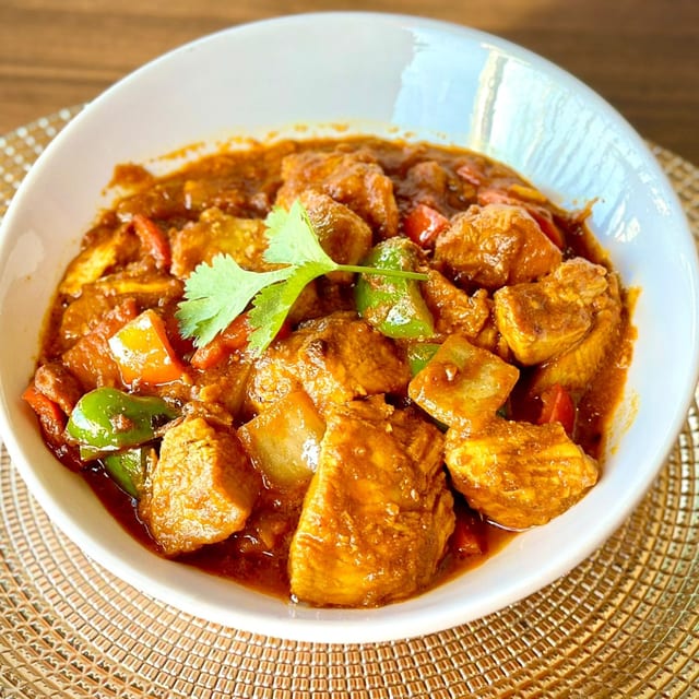 Chicken Jalfrazie.