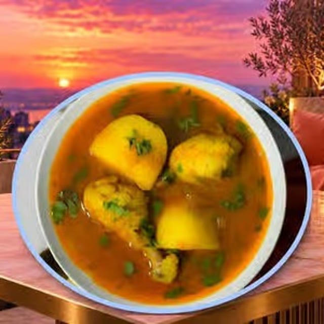 Bone in Chicken Vindaloo.