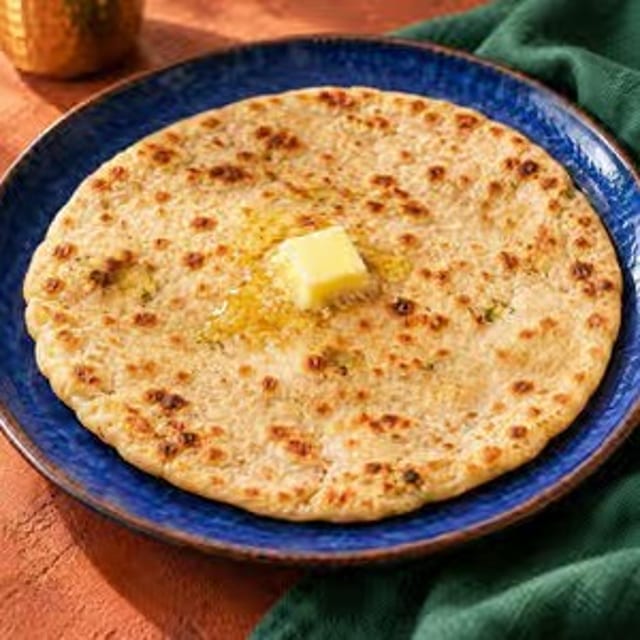 Aloo Paratha with Butter.