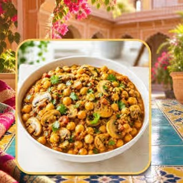 Vegan Mushroom & Chickpea Masala.
