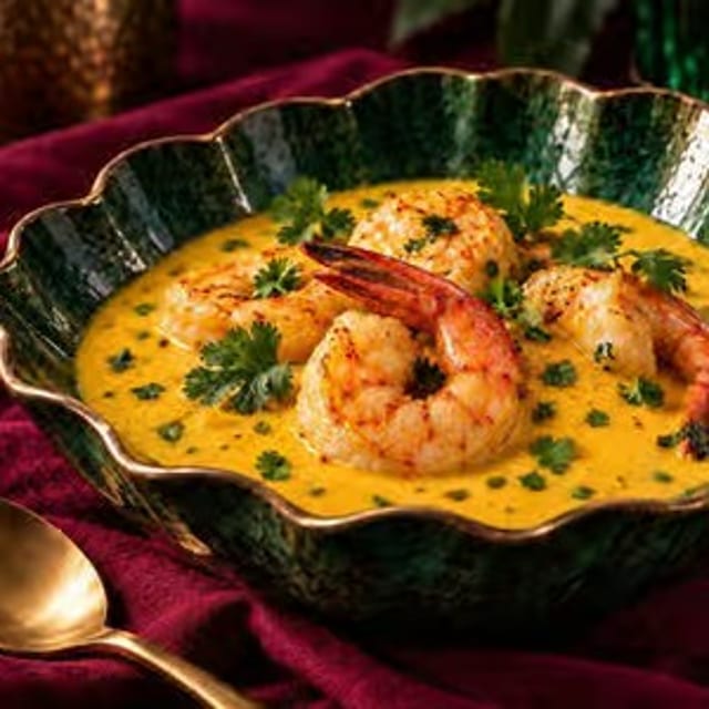 Mango Coconut Shrimp.