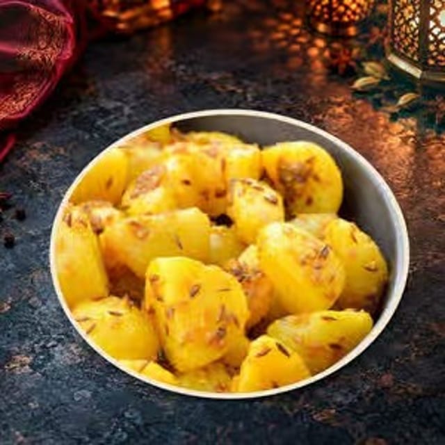 Jeera Aloo (Vegan).