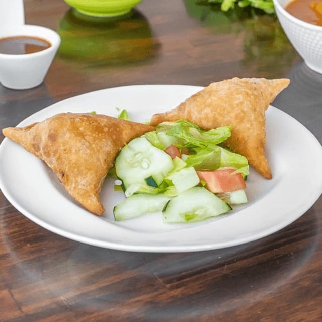 Chicken Samosas.