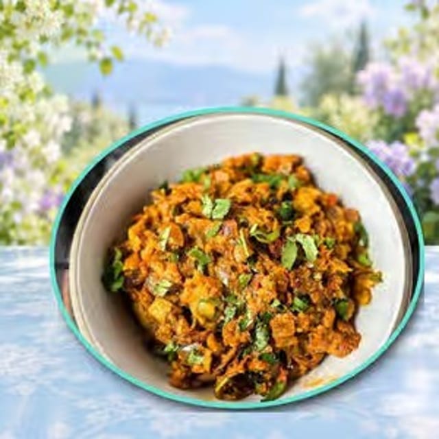 Eggplant Matar.