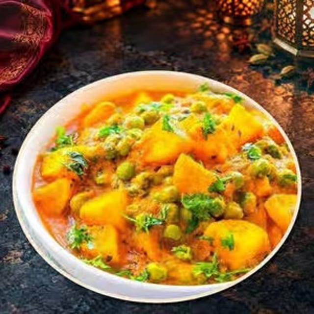 Aloo Matar (Vegan).